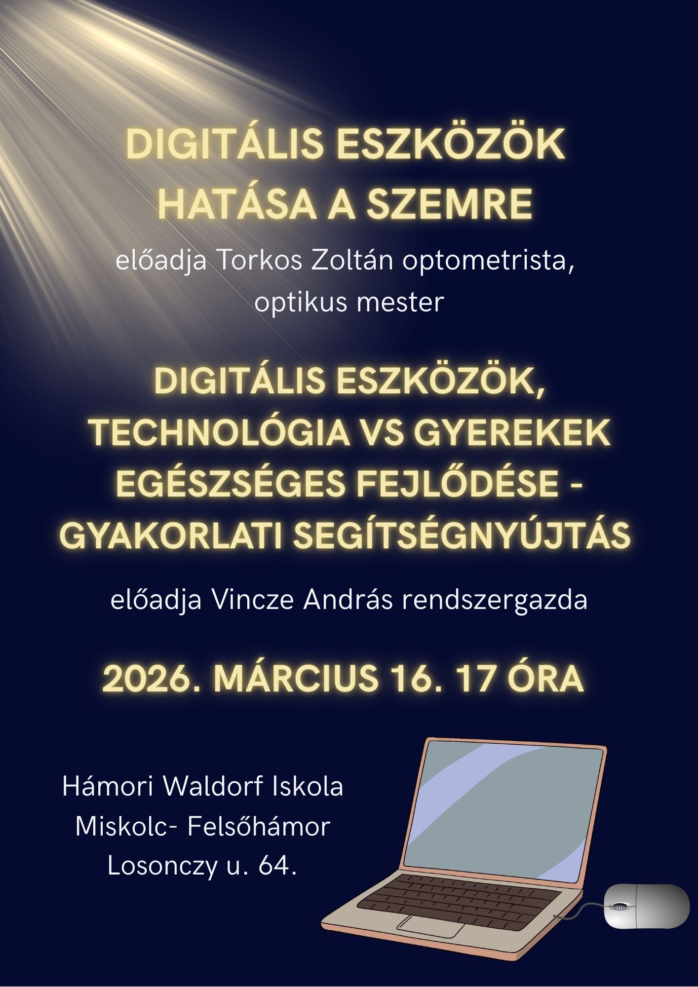Read more about the article Előadás a digitális eszközök hatásairól